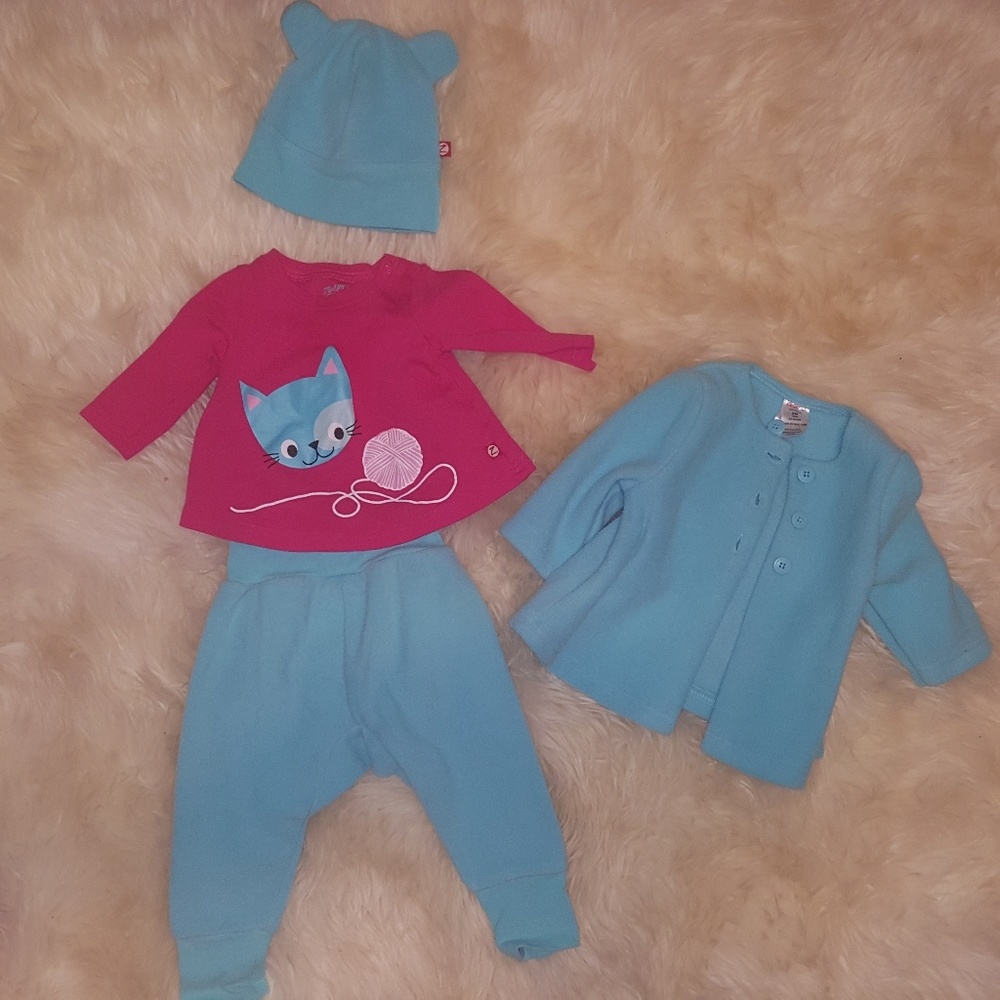 Girls, Size 9 months, 4 piece set